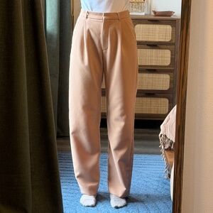 Abercrombie & Fitch Tailored Straight Pant, Tan, Size 25/0